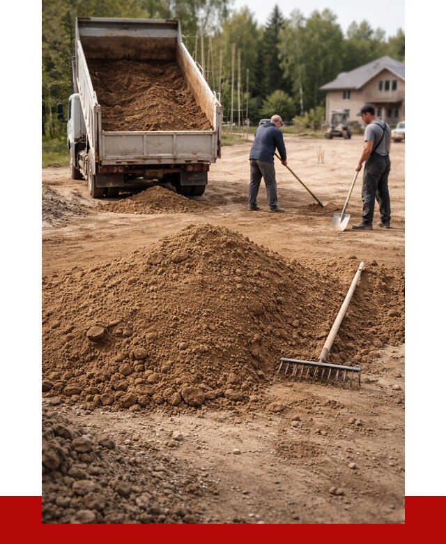 Суглинок для планировки в Петрозаводске с доставкой от 4263 р. | ПРОНЕРУДПтр