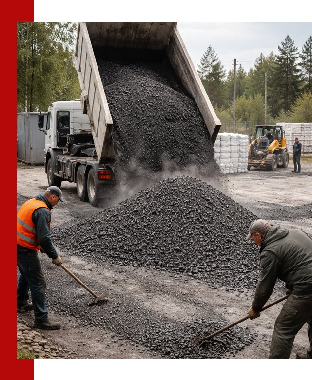 Доставка и продажа асфальтного гранулята в Петрозаводске
