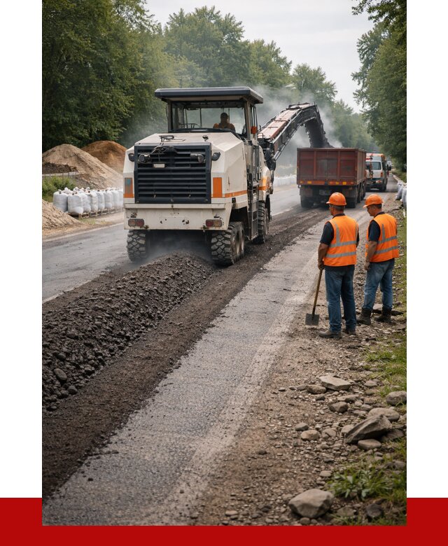 Фрезерованный асфальт в Петрозаводске от 2233 р./куб. | ПРОНЕРУДПтр