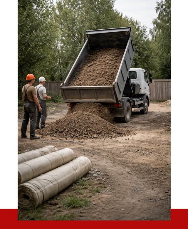 Доставка сыпучих материалов самосвалом в [cvi] от 4263 р. | ПРОНЕРУДПтр