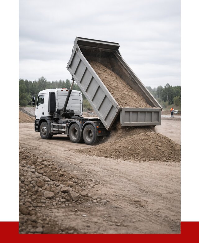 Доставка самосвалом 15 кубов в Петрозаводске от 6598 руб. | ПРОНЕРУДПтр