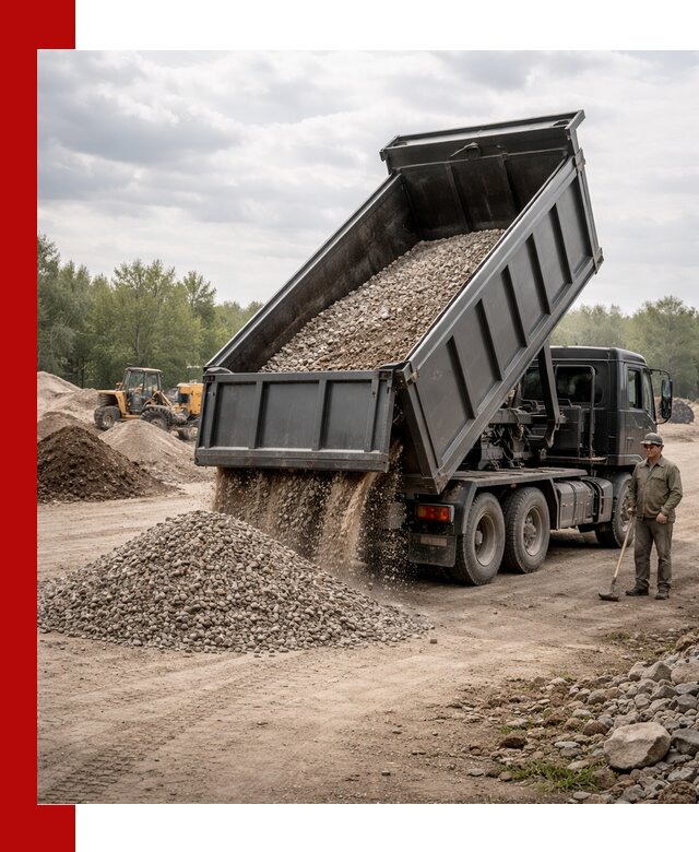 Доставка самосвалом 30 м3 по выгодным ценам в Петрозаводске