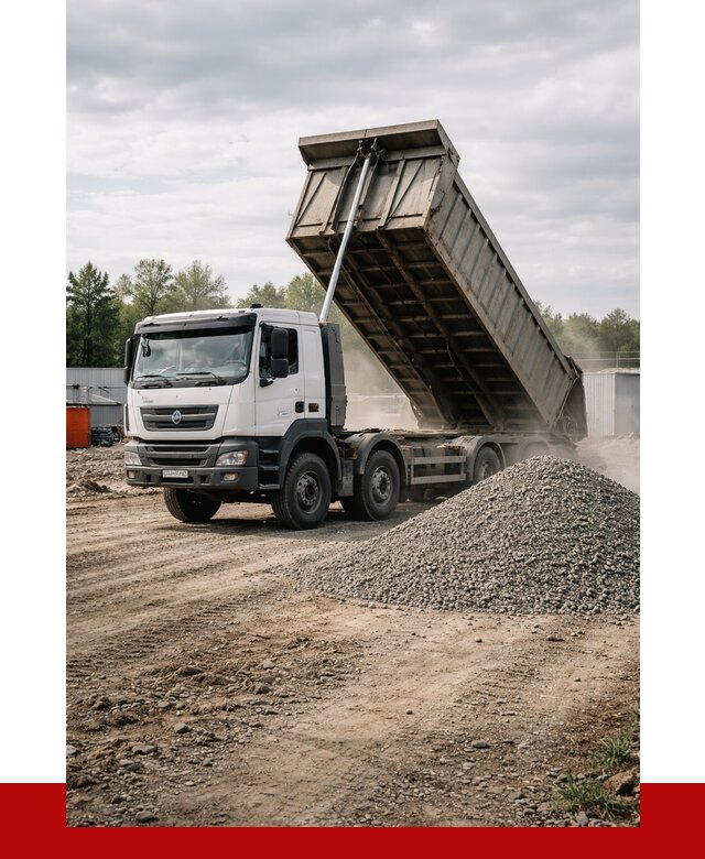 Доставка самосвалом 40 кубов в Петрозаводске от 9135 р. | ПРОНЕРУДПтр