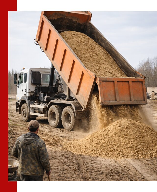 Аренда самосвала 20 тонн для перевозки грузов в Петрозаводске