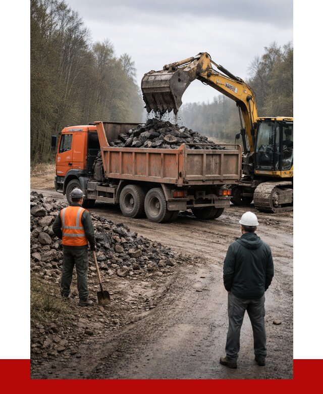 Вывоз асфальта в Петрозаводске от 4568 р. самосвалом ПРОНЕРУДПтр