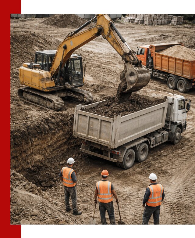 Разработка грунта для строительства и благоустройства в Петрозаводске