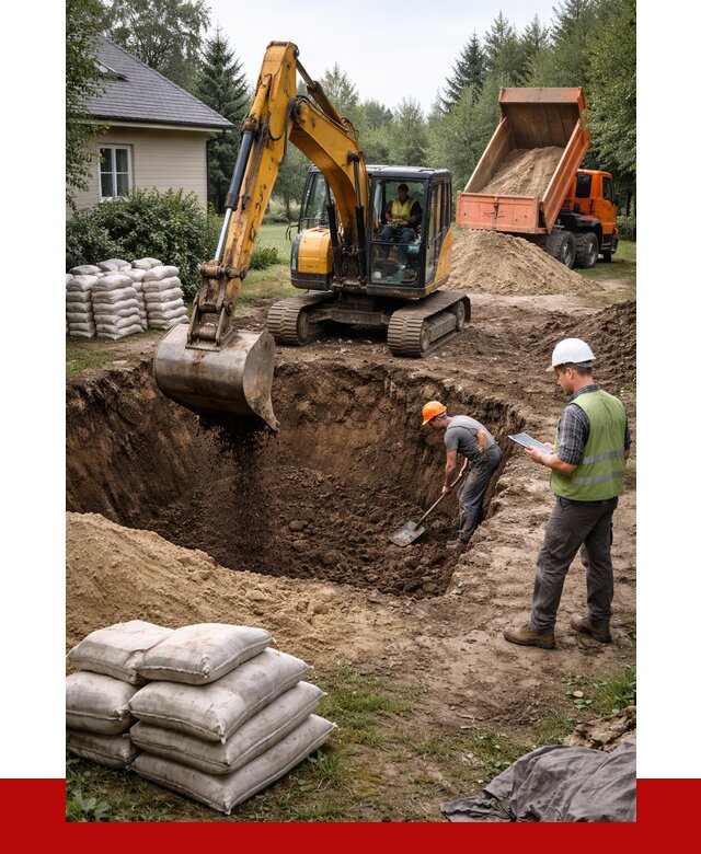 Рытье котлована в Петрозаводске быстро от 4568 р. ПРОНЕРУДПтр