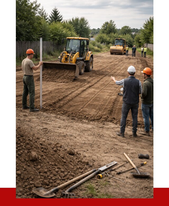 Планировка участка грунтом в Петрозаводске от 4568 р ПРОНЕРУДПтр